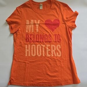 2 For $20 - All Tees | Vintage Orange Hooters Women's Babydoll Tee, Large